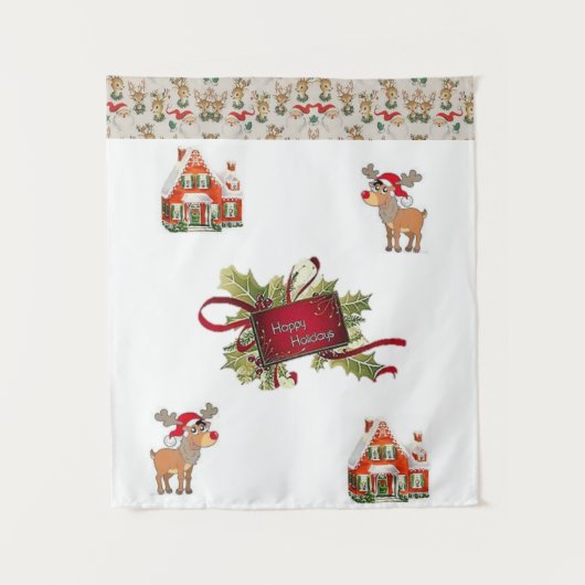 Tapestries rendieren wandkleed (Voorkant)