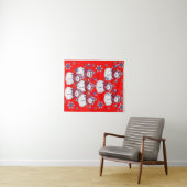 Tapestries Snowman Wandkleed (In Situ (horizontaal))