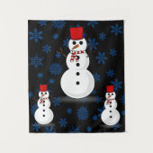 Tapestries Snowman Wandkleed (Voorkant)