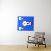 Tapestries Snowman Wandkleed (In Situ (horizontaal))