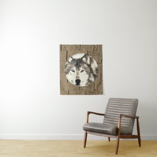 Tapestries Wolf Wandkleed