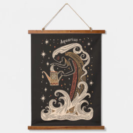 Tapestry Aquarius hemelse dierenriem kunst Hangend Wandkleed