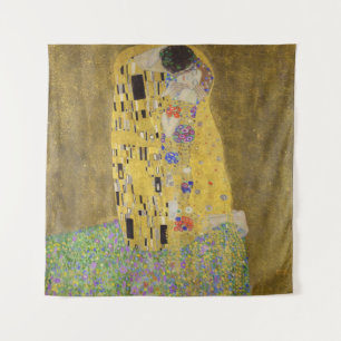 TAPESTRY : GUSTAV KLIMT : DE KISS WANDKLEED
