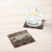 Tapestry II Vierkante Kartonnen Onderzetter (Insitu)