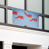 TAPESTRY KOI FISH Banner (Buitenkant Gebouw)