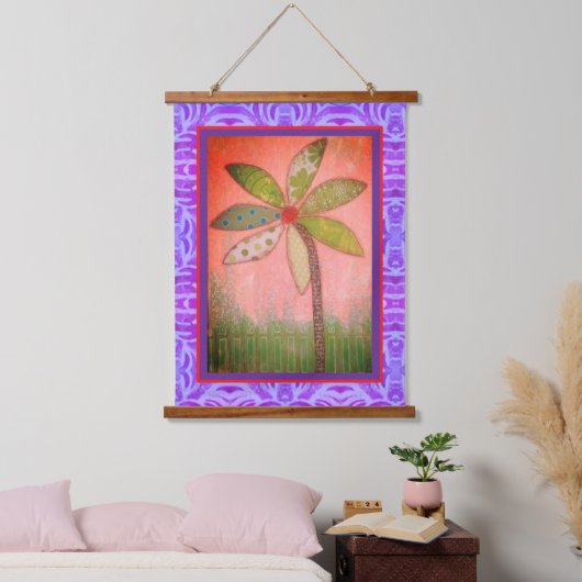 Tapestry - Large Whimsical Flower Hangend Wandkleed (Slaapkamer)