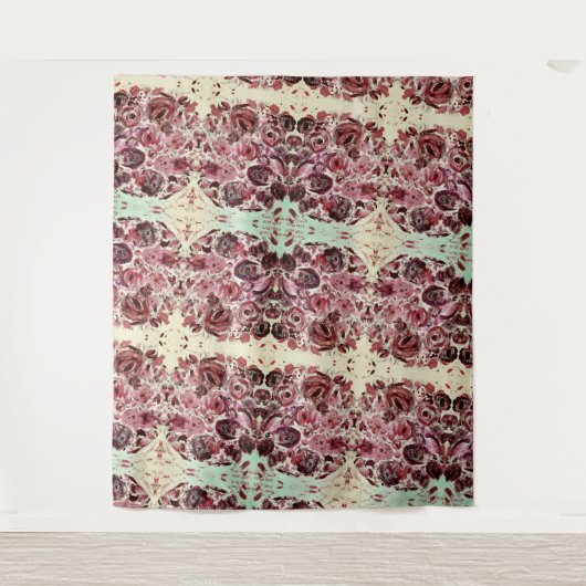 Tapestry Monocromatic Gepassioneerd Wandkleed (Voorkant)