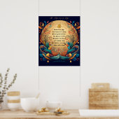 "Tapestry of Life" Impression, Affiche Papier (Mat (Cuisine)
