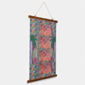 Tapestry - Palm Tree Abstract Hangend Wandkleed (Gebogen)