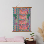 Tapestry - Palm Tree Abstract Hangend Wandkleed (Slaapkamer)