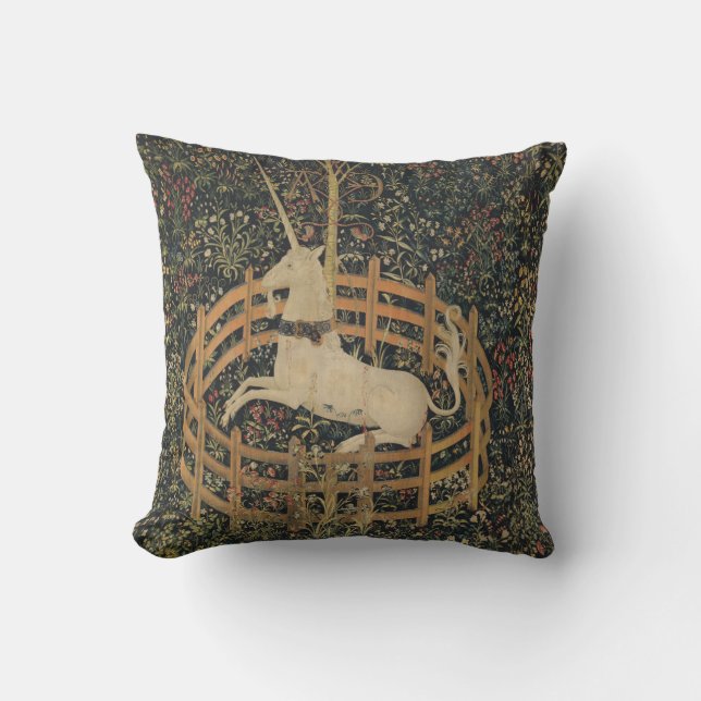  Tapestry Print Hunting Unicorn Pillow Kussen (Voorkant)