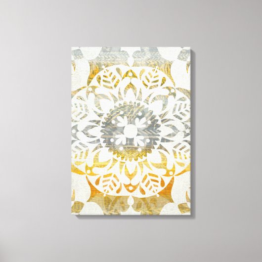 Tapestry Rosette II Canvas Afdruk (Voorkant)