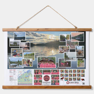 Tapestry van Kano Trails 2021 Grens Water Trip Hangend Wandkleed