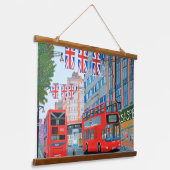 Tapestry van Queen's Jubilee London Hangend Wandkleed (Gebogen)