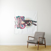 Tapestry – Victory Peace & Love Pop-Art Design Wandkleed (In Situ (horizontaal))