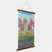 Tapestry - Whimsical Flowers Hangend Wandkleed (Gebogen)