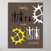 Tapetstry familie! poster (Voorkant)