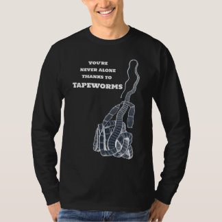 Tapeworm en jij t-shirt