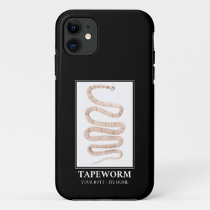 Tapeworm je maar thuis iPhone 11 hoesje