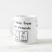 Tapi nom de table périodique mug (Devant gauche)