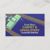 Tapijt- en stofferingsreinigingsdiensten visitekaartje (Voorkant)