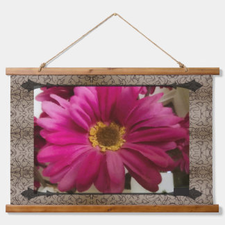 Tapijt - Gerbera Madeliefje Hangend Wandkleed