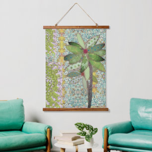 Tapijt - Palm Bloem Hangend Wandkleed