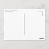 Tapijt van wilde knoflook met boomschaduwen. briefkaart (Achterkant)