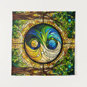 tapijt van Yin Yang Wandkleed (Voorkant (horizontaal))