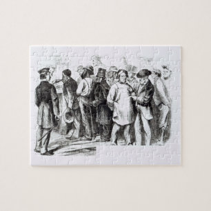 tapijtBaggers, laat 1860 (graving) (foto) Legpuzzel