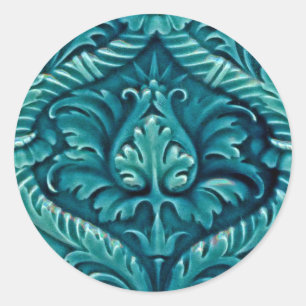  tapijten, Design en ambachten Ronde Sticker