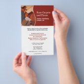 Tapijten en vloerbladen flyer (Hand)