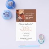 Tapijten en vloerbladen flyer (Enkel)