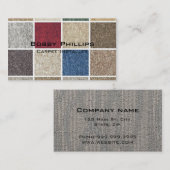 tapijtinstallateur visitekaartje (Voorkant / Achterkant)