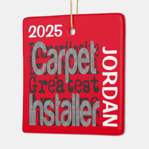 Tapijtlegger Extraordinaire Keramisch Ornament