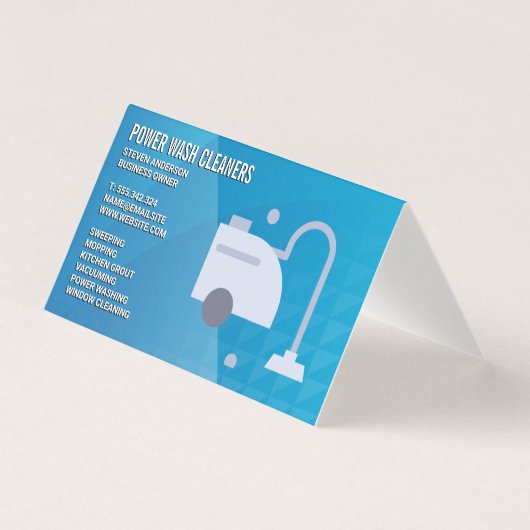 tapijtreiniging | stoomvacuüm kaart (Voorkant)