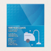 tapijtreiniging | stoomvacuüm kaart (Buitenkant ongevouwen)