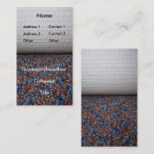 tapijtschelp visitekaartje (Voorkant / Achterkant)