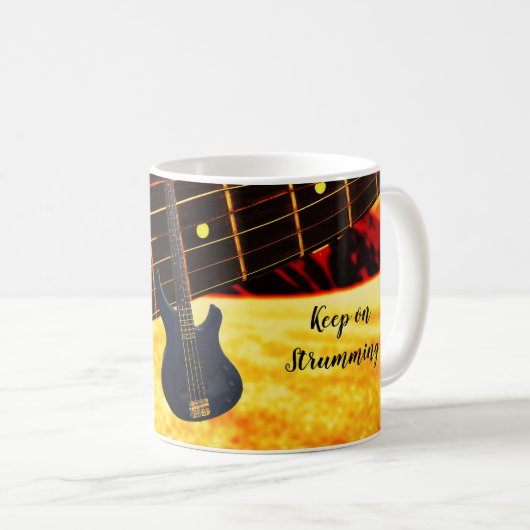 Taping ma guitare Tasse à café (Devant droit)