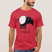 Tapir Persoonlijke naam T-shirt (Voorkant)