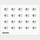 Tapir Ronde Sticker (Vel)
