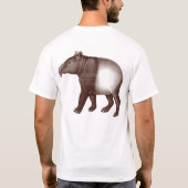 Tapirs asiatiques et américains de T-shirt de (Dos)
