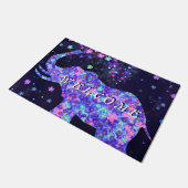 Tapis à fleurs d'éléphants - Printemps Joy - Bienv (Incliné)