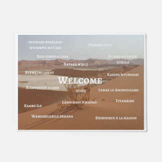 Tapis à la maison bienvenu