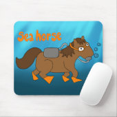 Tapis à souris à cheval de mer (Avec souris)