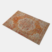 Tapis antique oriental orange (Incliné)