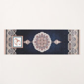 Tapis bleu antique Turc Tapis (Devant (Horizontal))