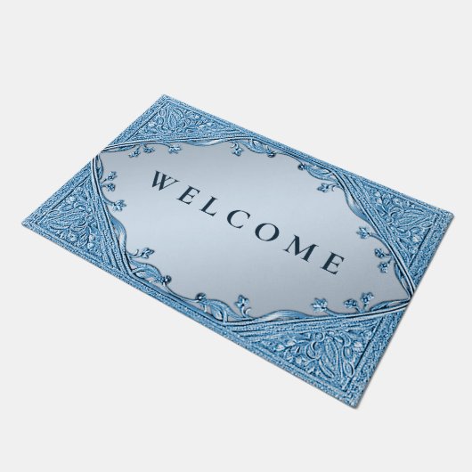Tapis bleu ornemental (Incliné)