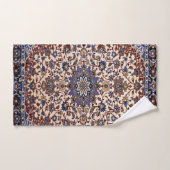Tapis bleu turc persan antique (Serviette à main)