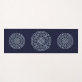 Tapis céleste de yoga de nuit (Devant (Horizontal))